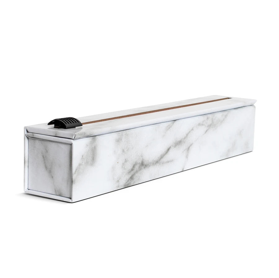 Carrara Marble Aluminum Foil Dispenser 12" x 30'
