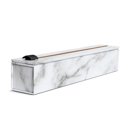 Carrara Marble Aluminum Foil Dispenser 12" x 30'