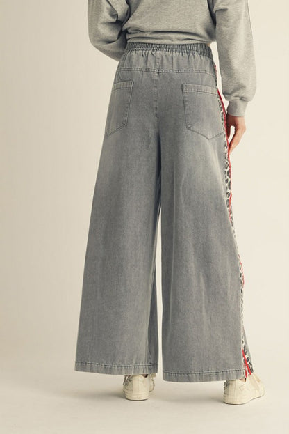 Leopard Wide Leg Pants