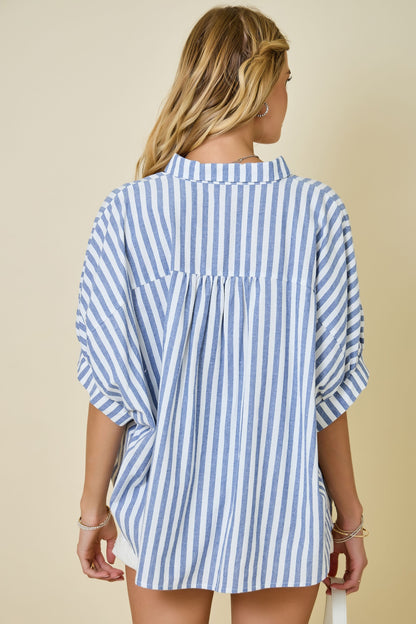 Oversized Stripe Top