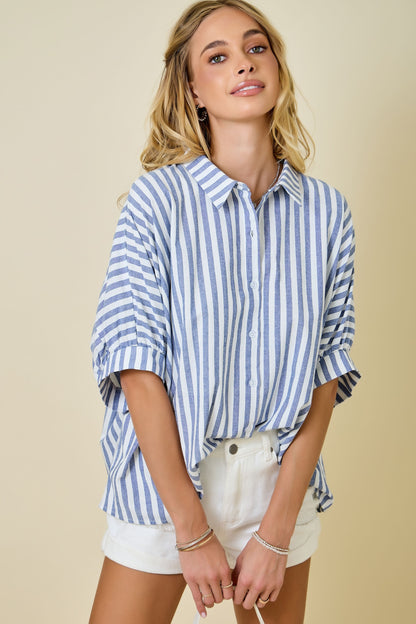 Oversized Stripe Top