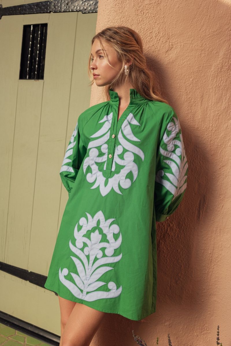 Baroque Shift Dress