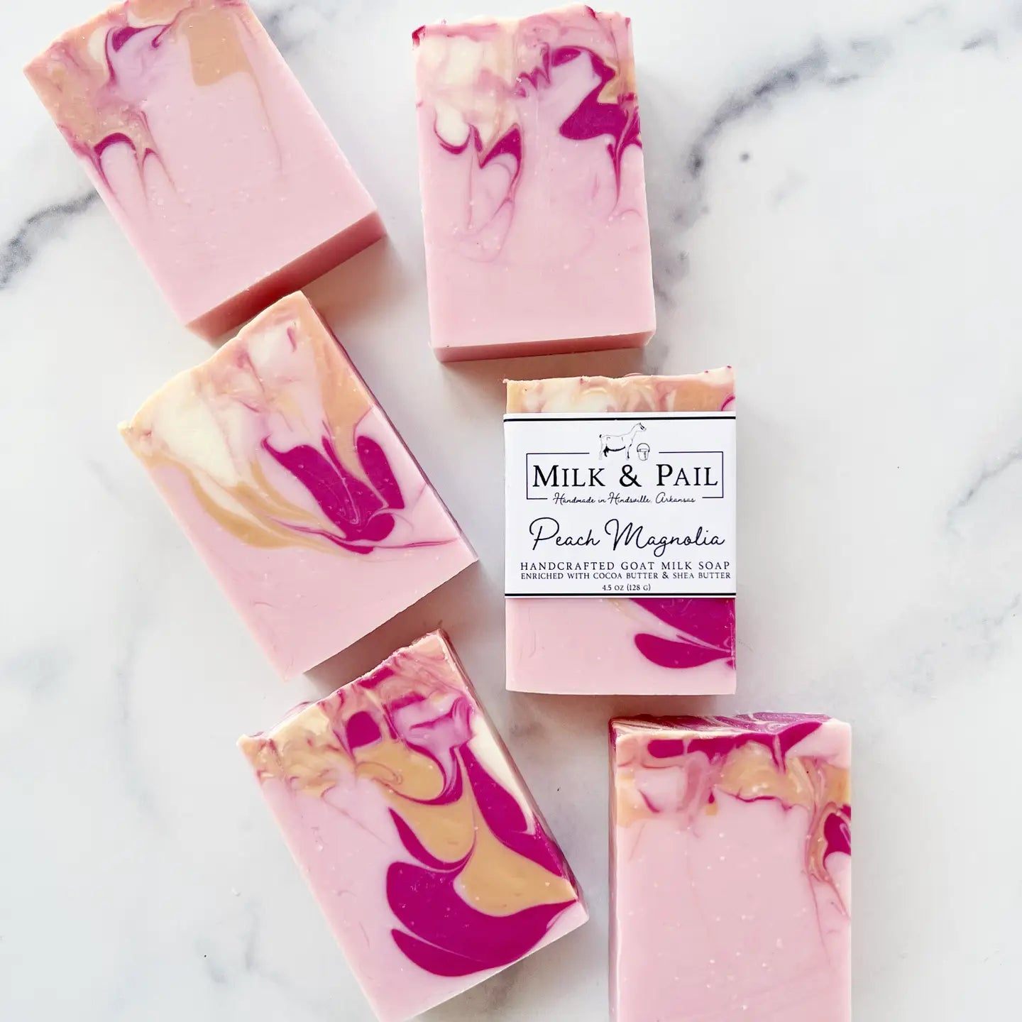 Peach Magnolia Goat Milk Soap Bar