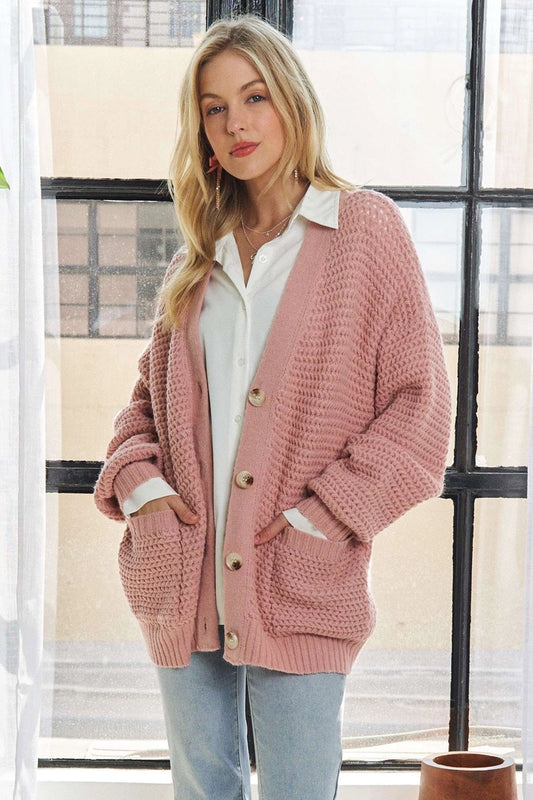 Button Down Comfy Cardigan