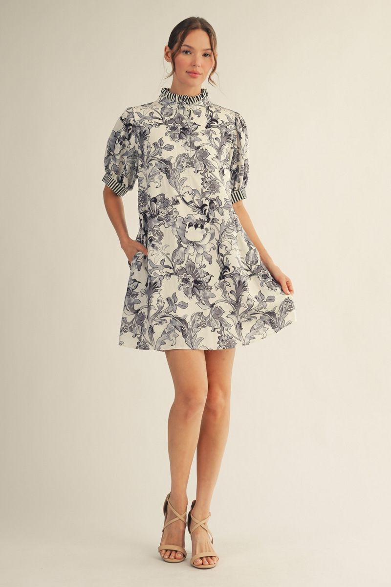 Tropical Floral Dress