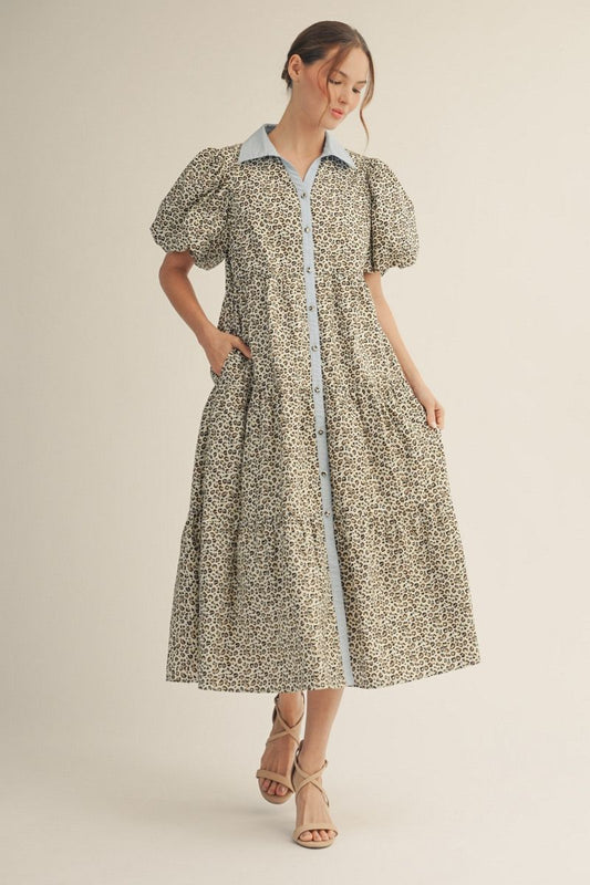 Leopard Midi Dress