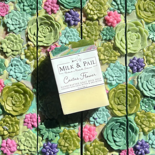 Cactus Flower Goat Milk Soap Bar