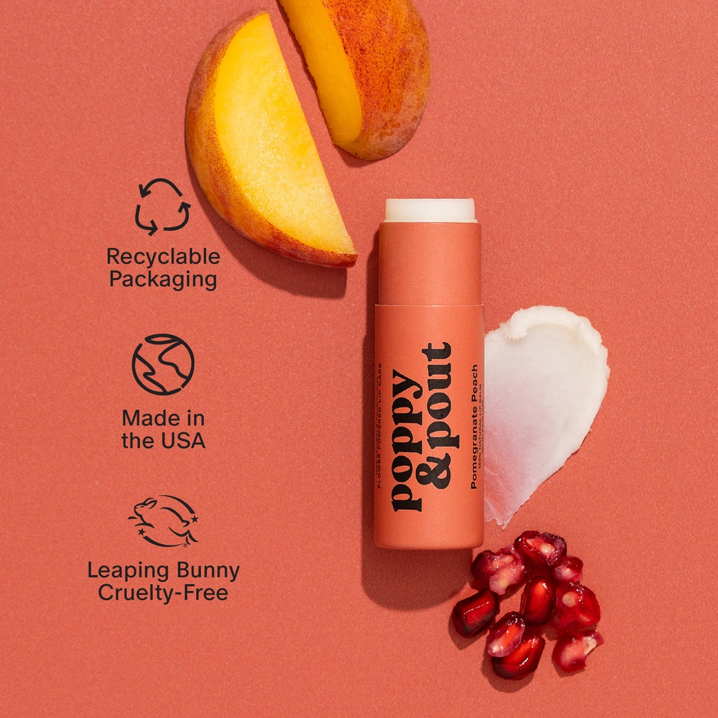 Pomegranate Peach Lip Balm
