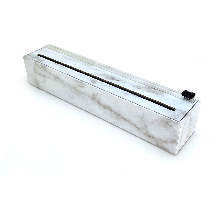 Carrara Marble Plastic Wrap 12" x 250' Dispenser