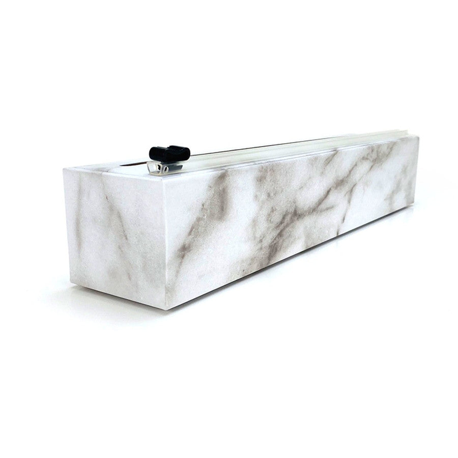 Carrara Marble Plastic Wrap 12" x 250' Dispenser