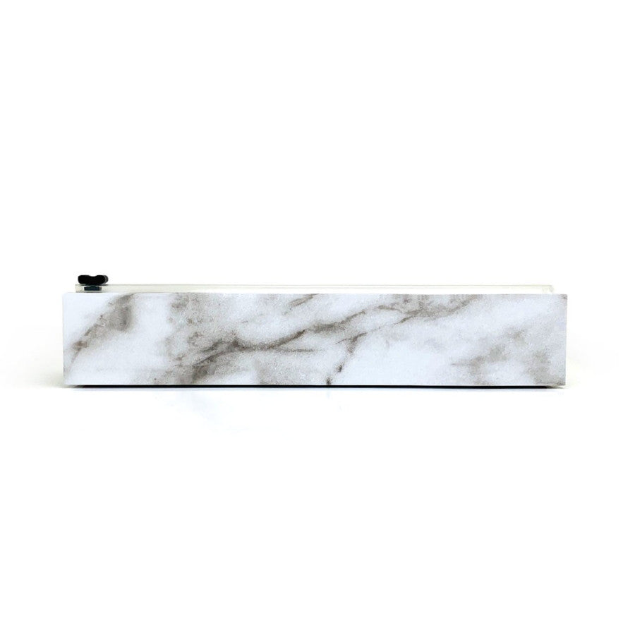 Carrara Marble Plastic Wrap 12" x 250' Dispenser