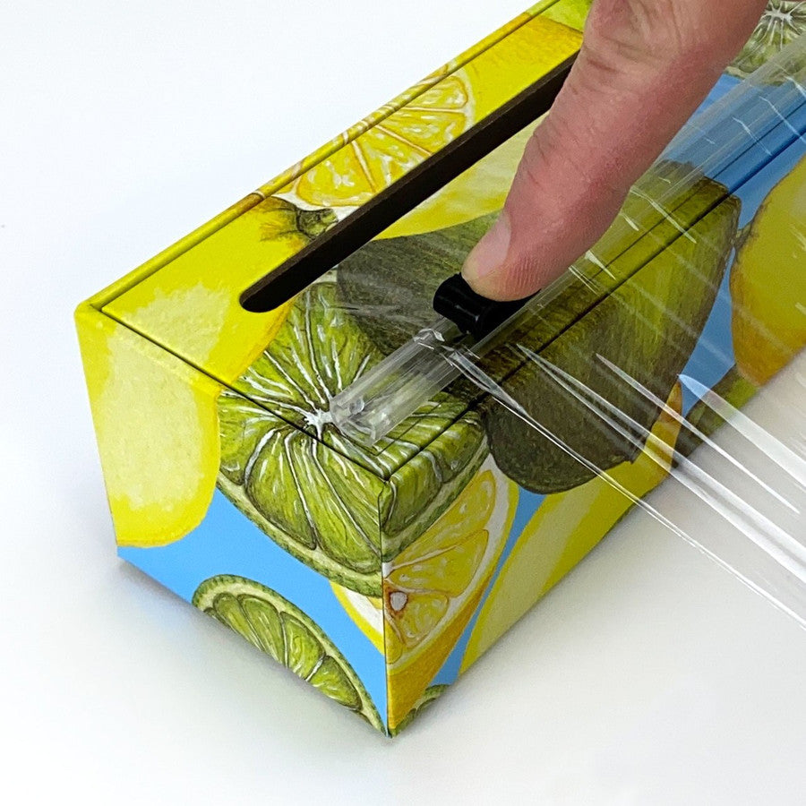 Lemon Plastic Wrap 12" x 250' Dispenser