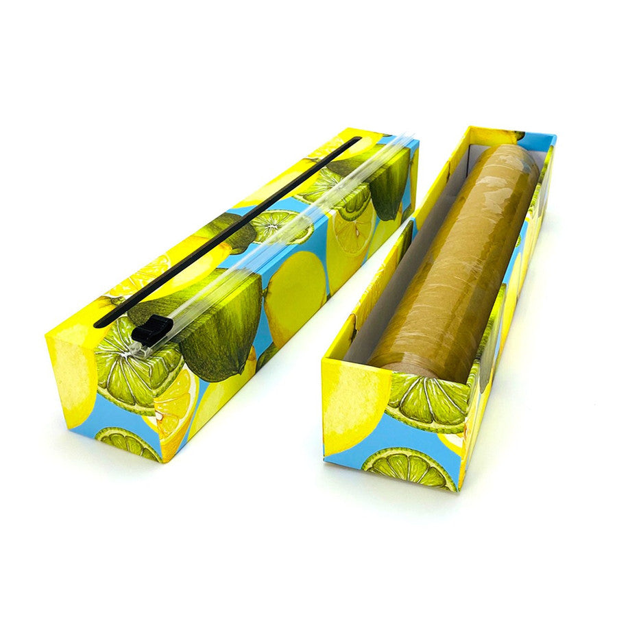 Lemon Plastic Wrap 12" x 250' Dispenser