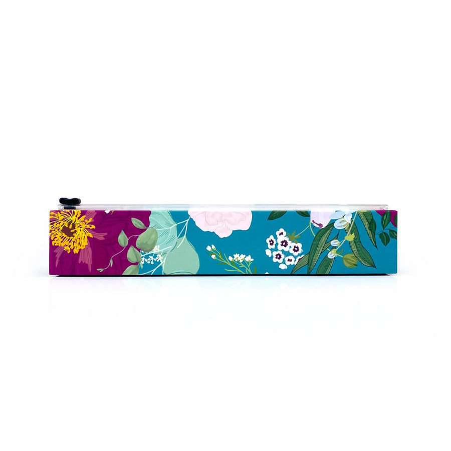 Spring Flowers Plastic Wrap 12" x 250' Dispenser