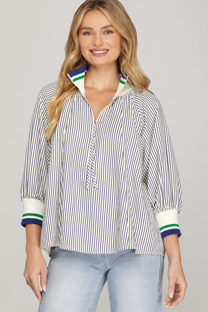 Coastline Striped Top
