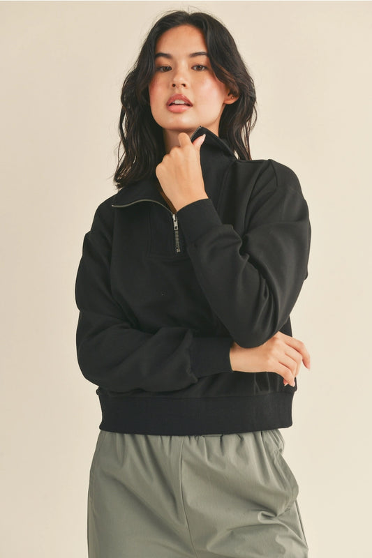 Luxe Half Zip Pullover