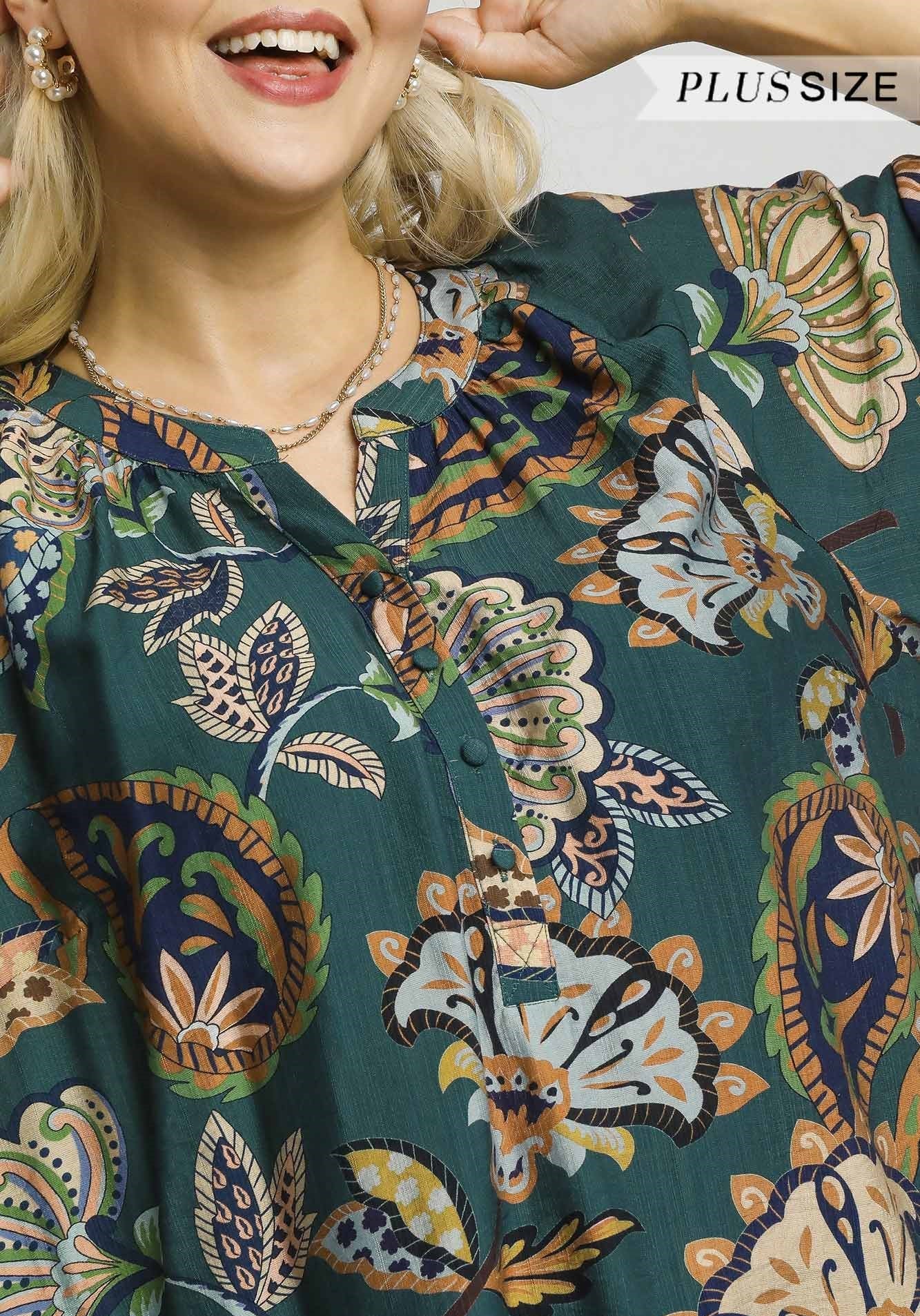 Boho Paisley Blouse