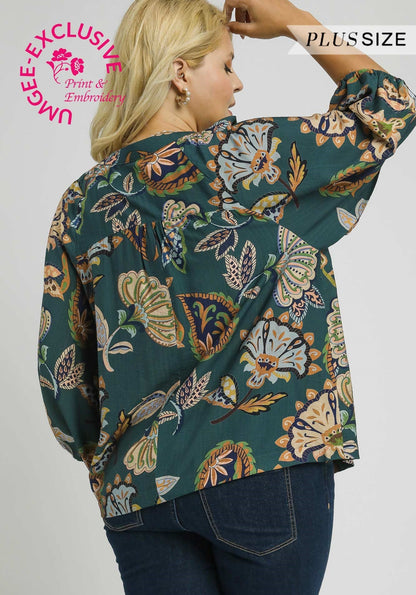 Boho Paisley Blouse