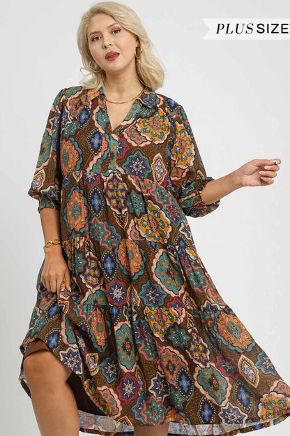 Boho Midi Dress