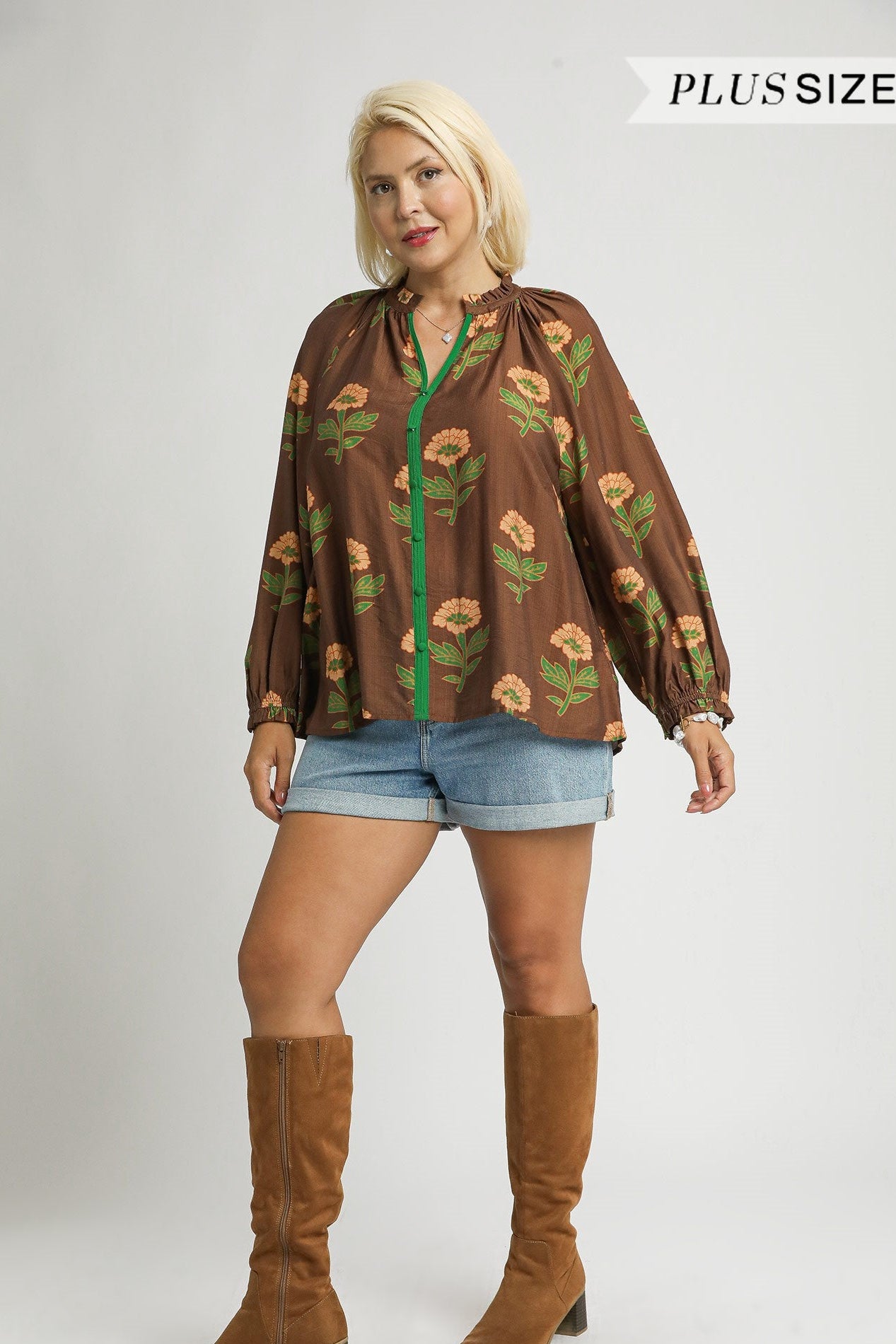 Floral Button Blouse