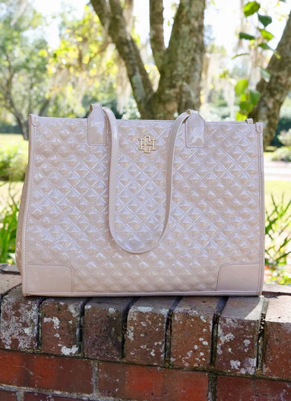 Shane Tote in Nude Patent SQ