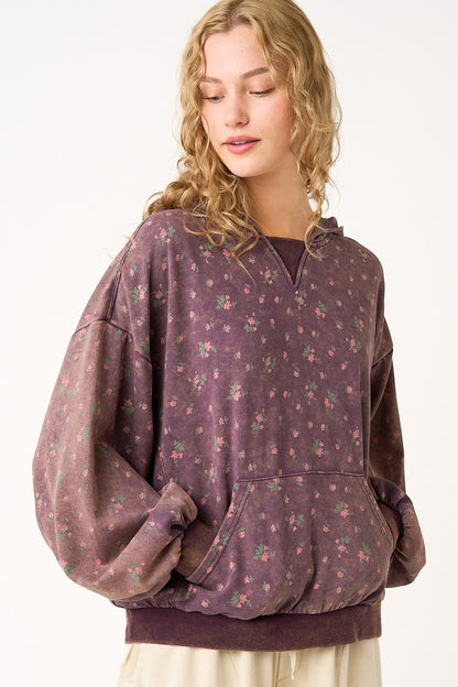 Floral Hoodie