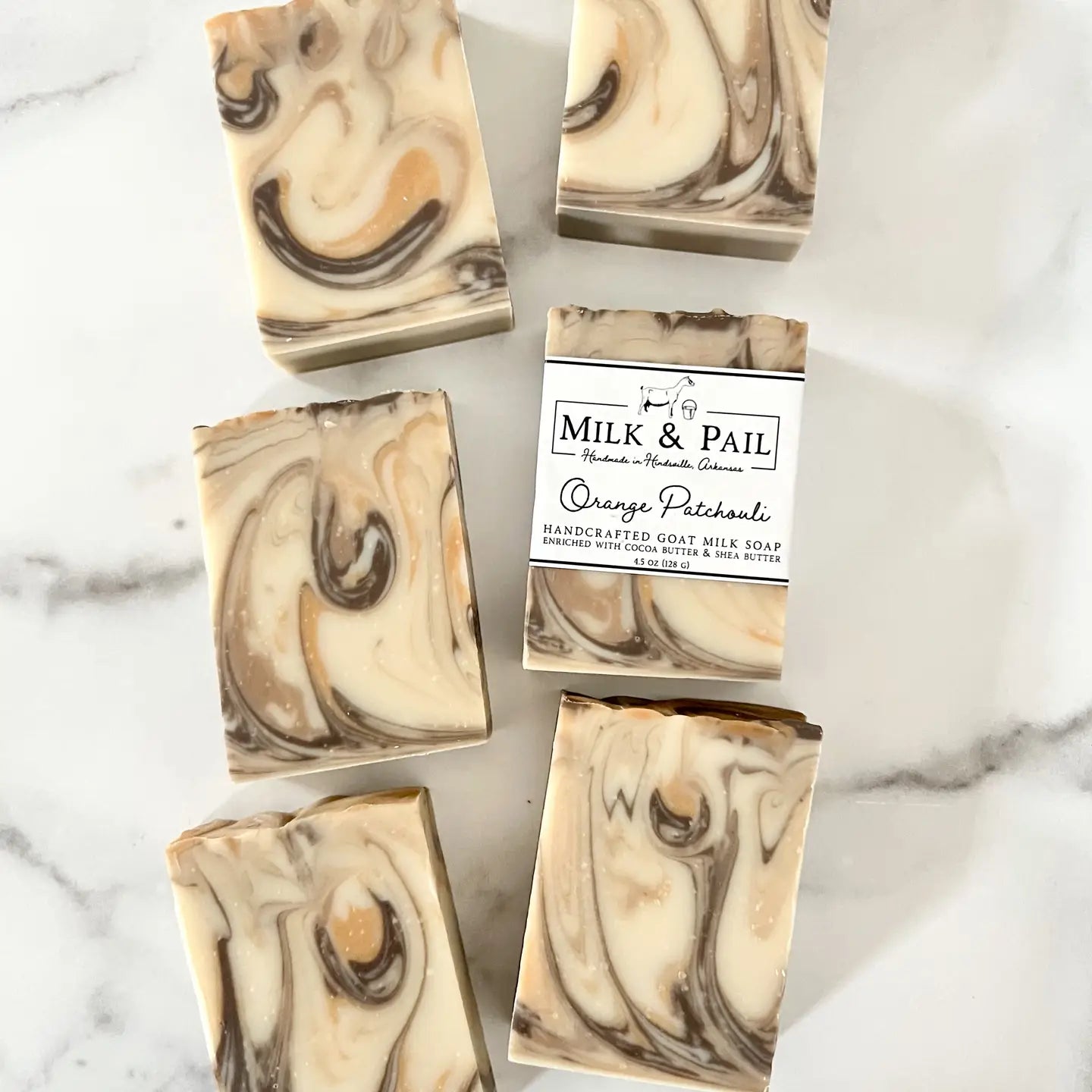 Orange Patchouli Goat Milk Soap Bar