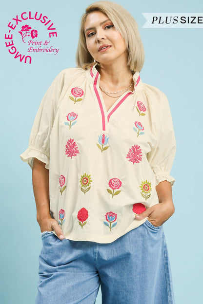Cotton Floral Flower Top