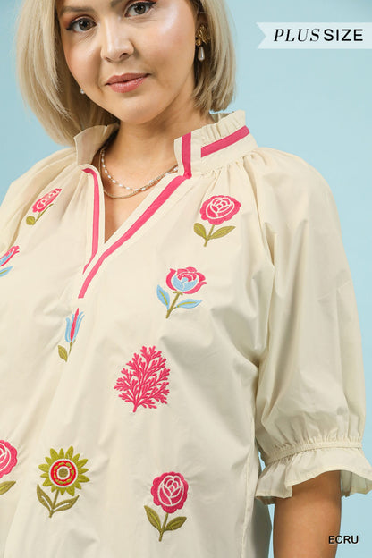 Cotton Floral Flower Top