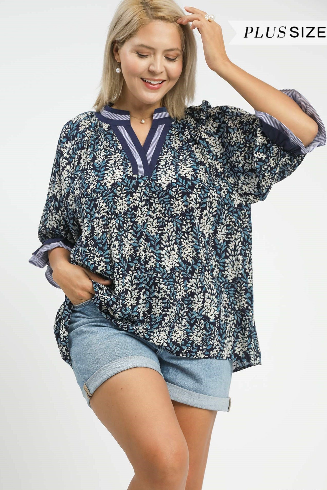 Spring Flower Burst Blouse