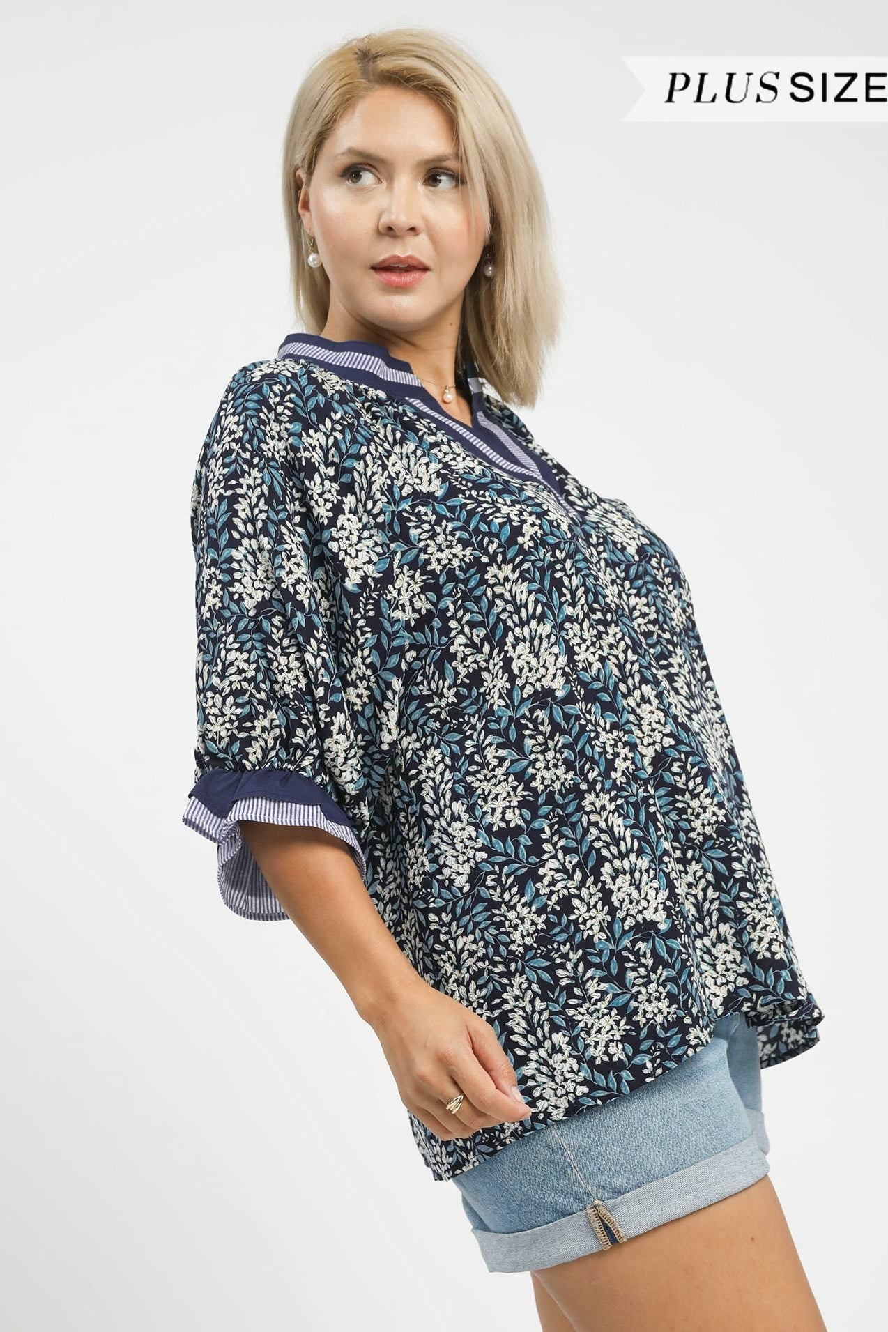 Spring Flower Burst Blouse