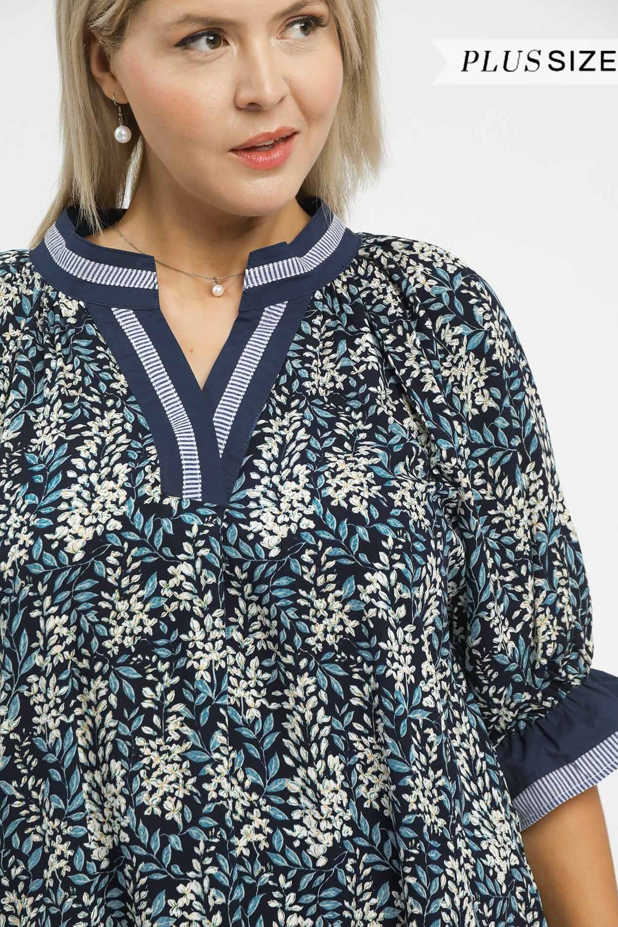 Spring Flower Burst Blouse