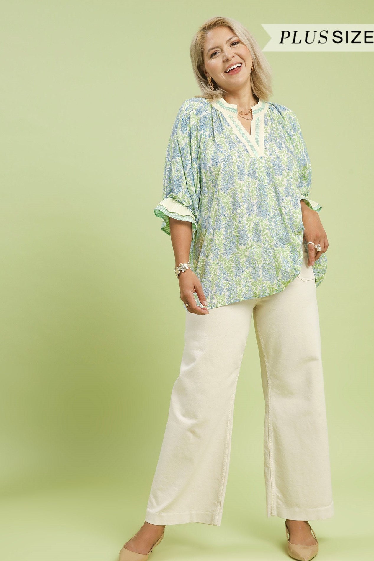 Spring Flower Burst Blouse