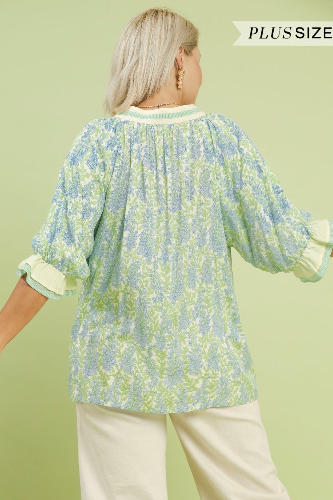 Spring Flower Burst Blouse