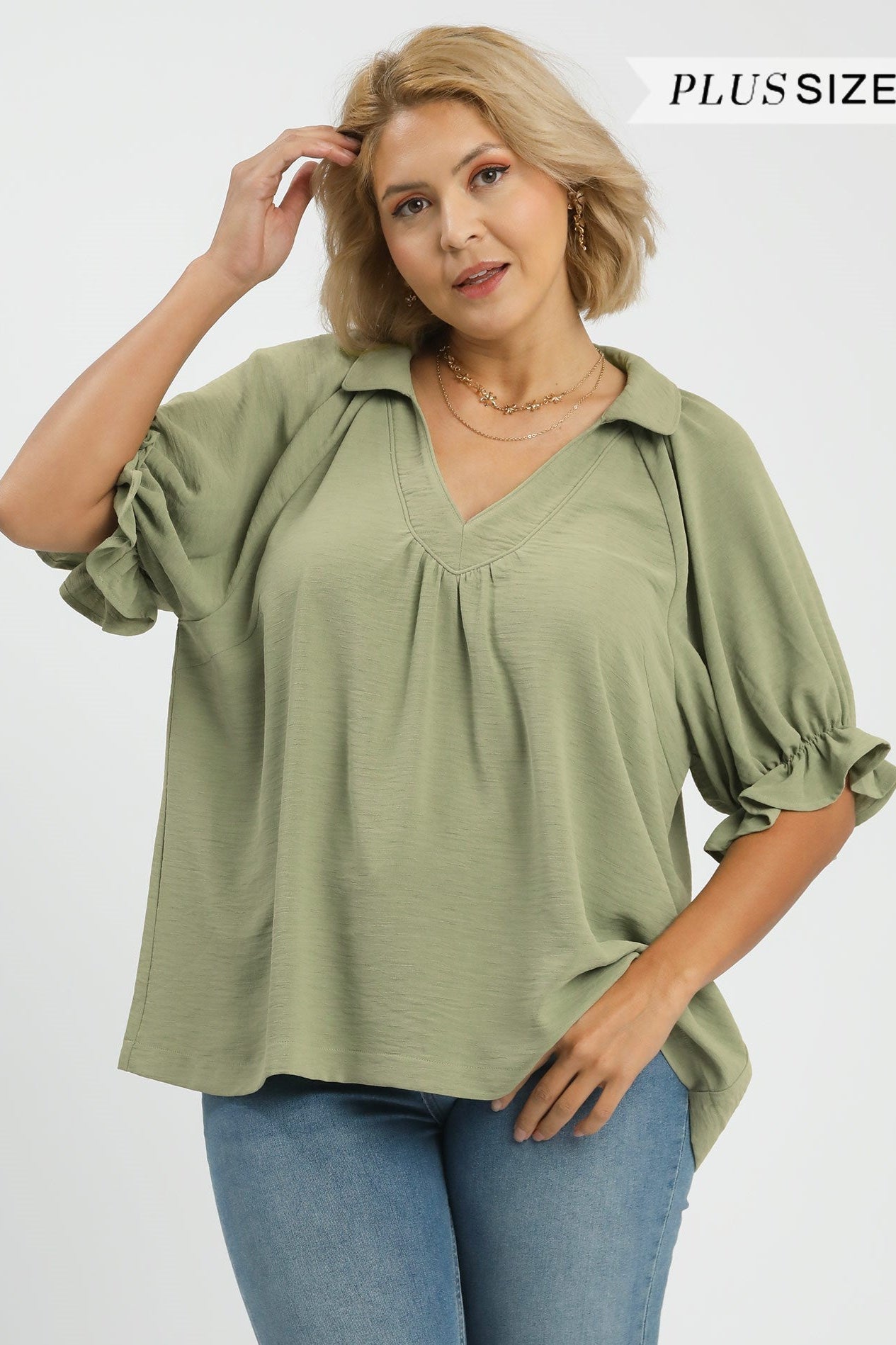 Relaxed Ruffle Top