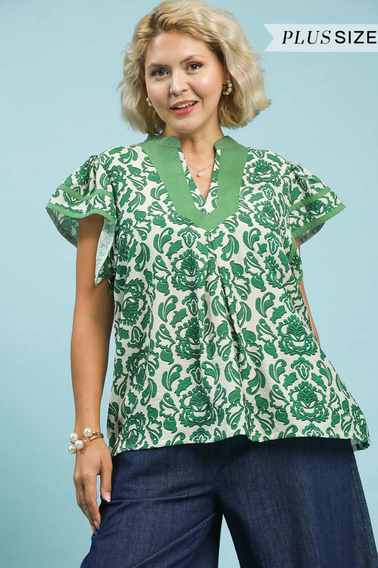 Floral Abstract Blouse