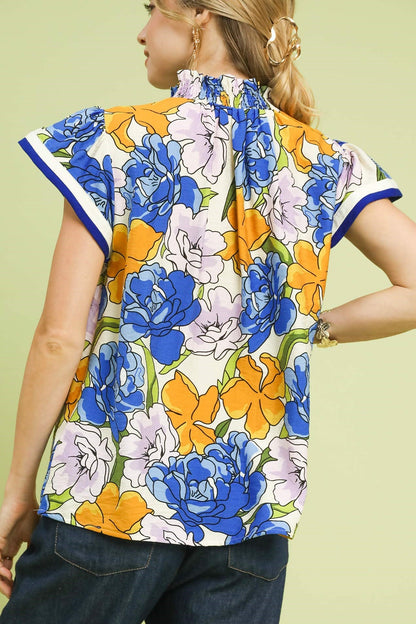 Watercolor Floral Top