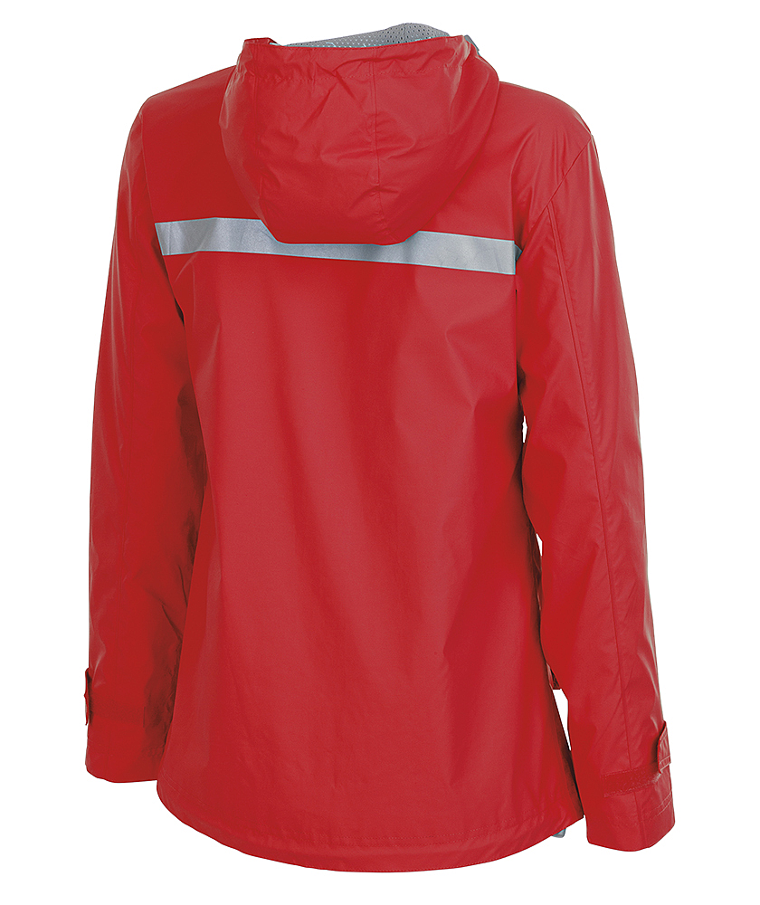 Charles River Red Women's New Englander Rain Jacket