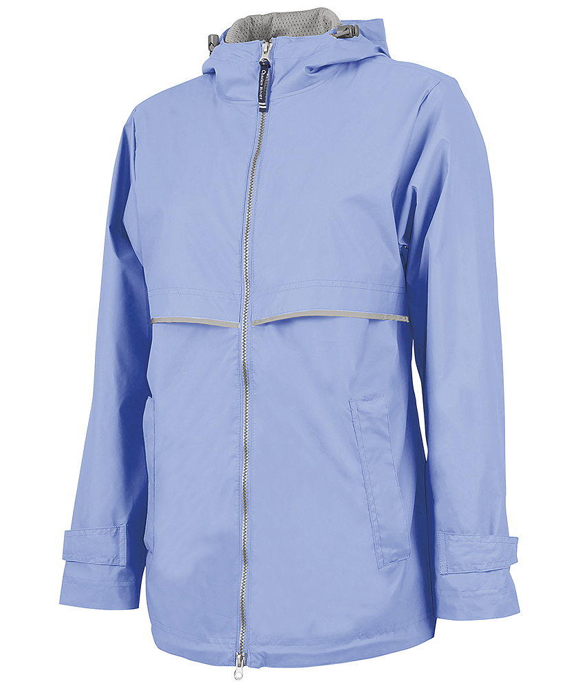 Charles River Periwinkle Women's New Englander Rain Jacket