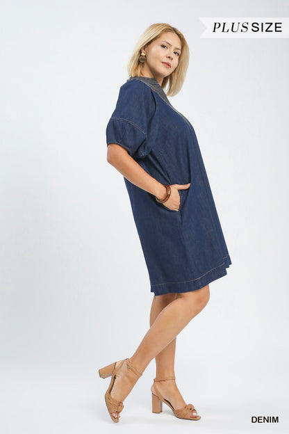 Denim Mini Dress