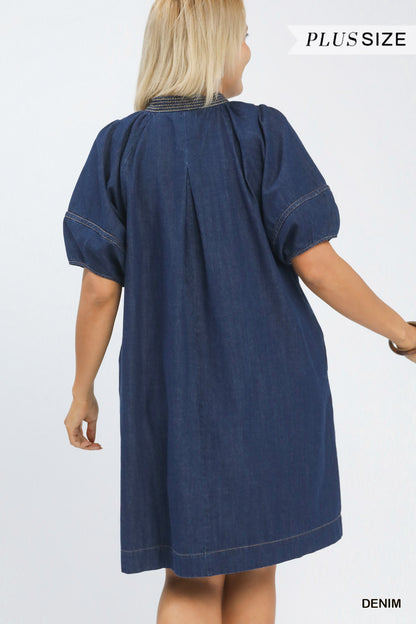 Denim Mini Dress