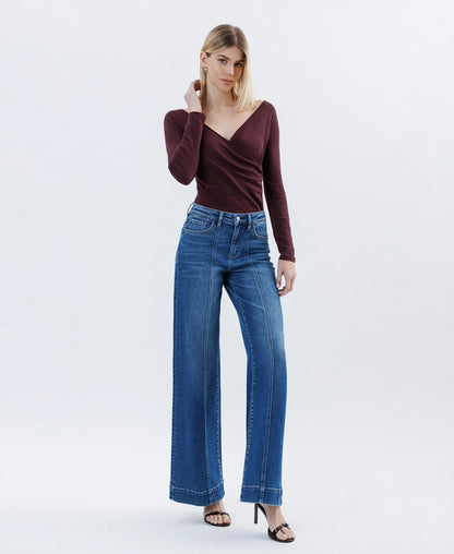 Comfort Stretch Wide Leg Trousers