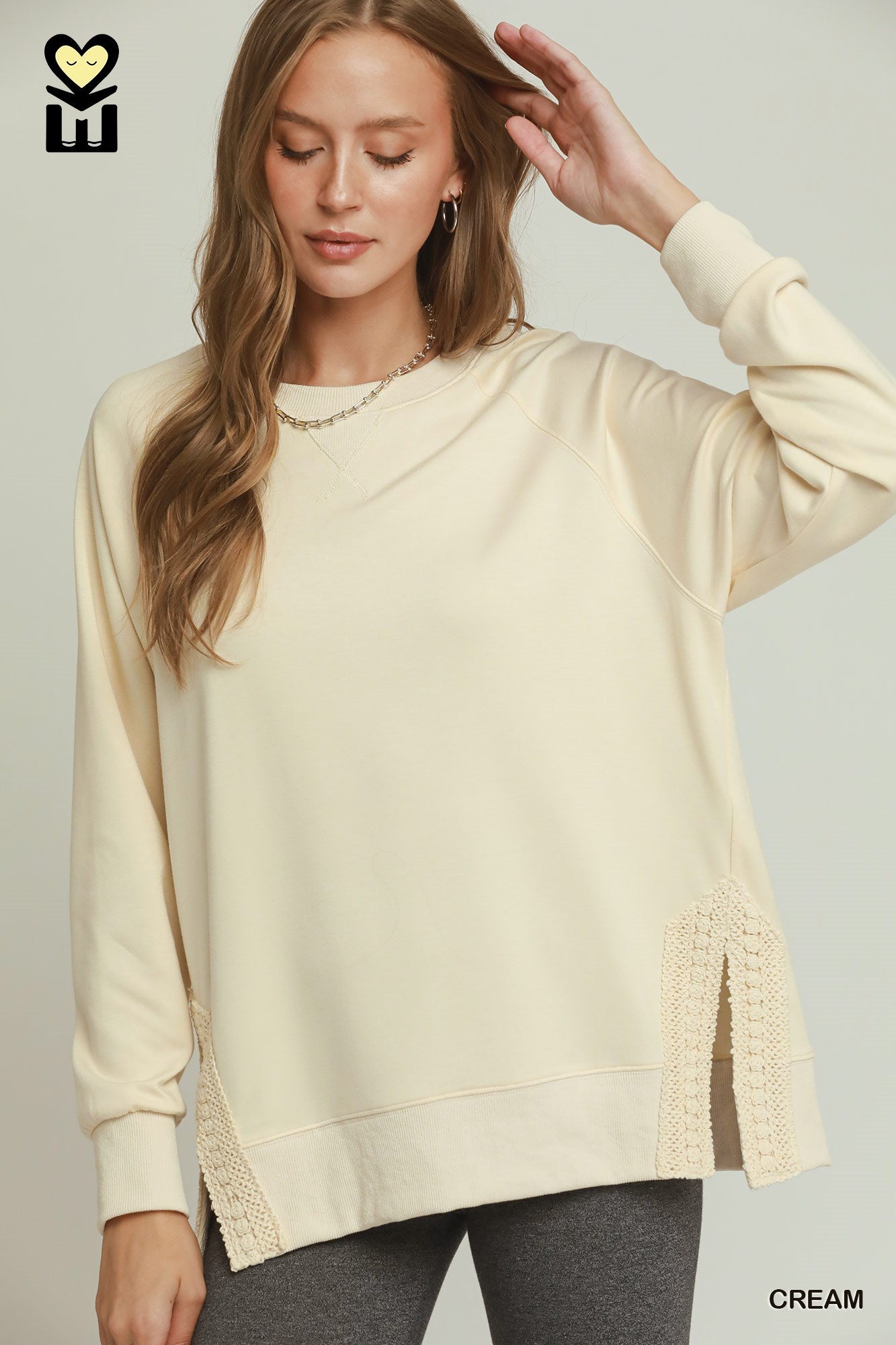 Luxeknit Crochet Pullover