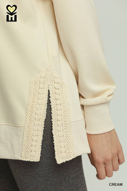 Luxeknit Crochet Pullover