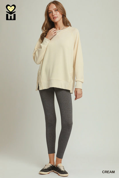Luxeknit Crochet Pullover