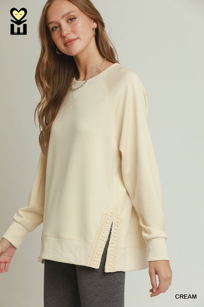 Luxeknit Crochet Pullover