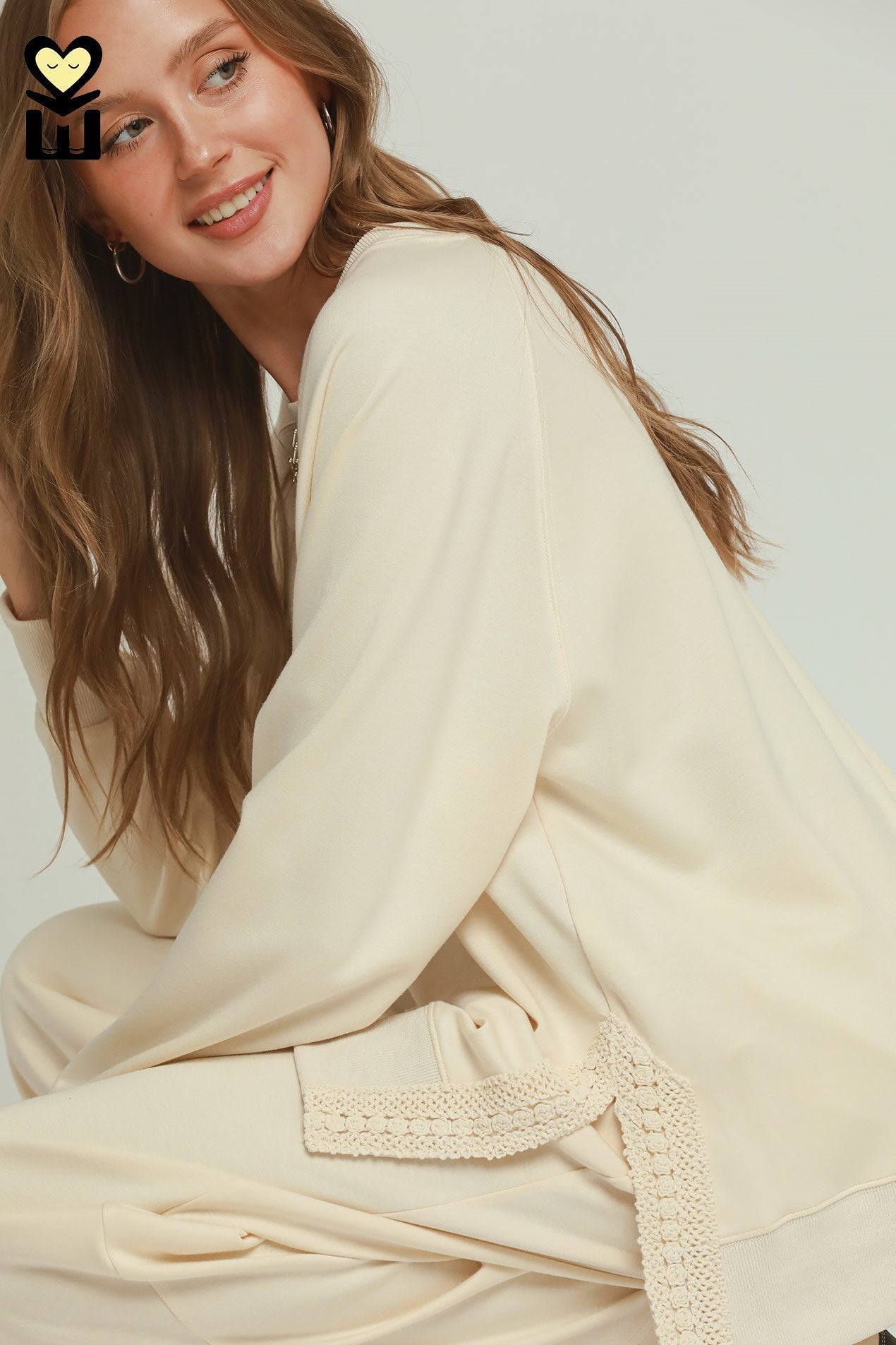 Luxeknit Crochet Pullover