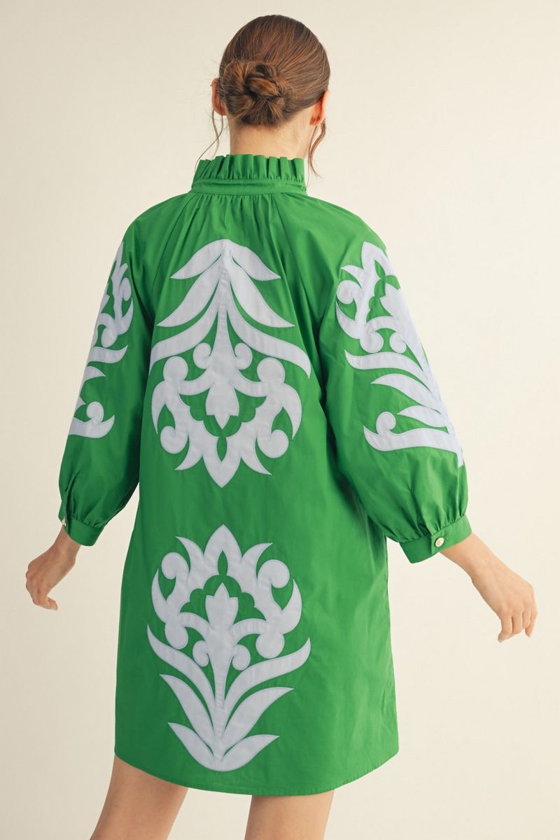 Baroque Shift Dress