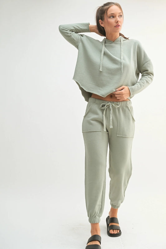 Malibu Wide-Leg Fleece Pants