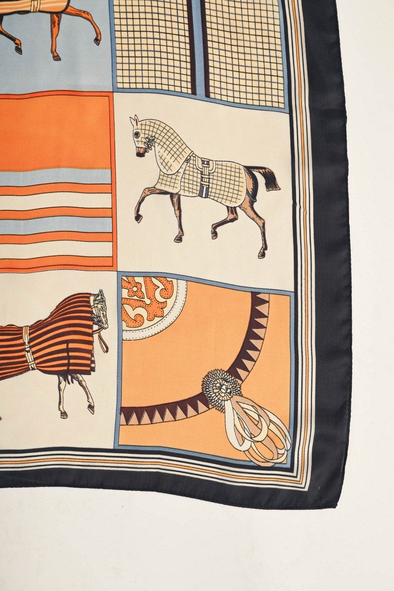 Equestrian Silk Scarf